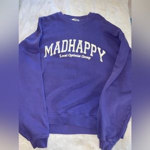 Madhappy purple crewneck sweatshirt size large good used condition